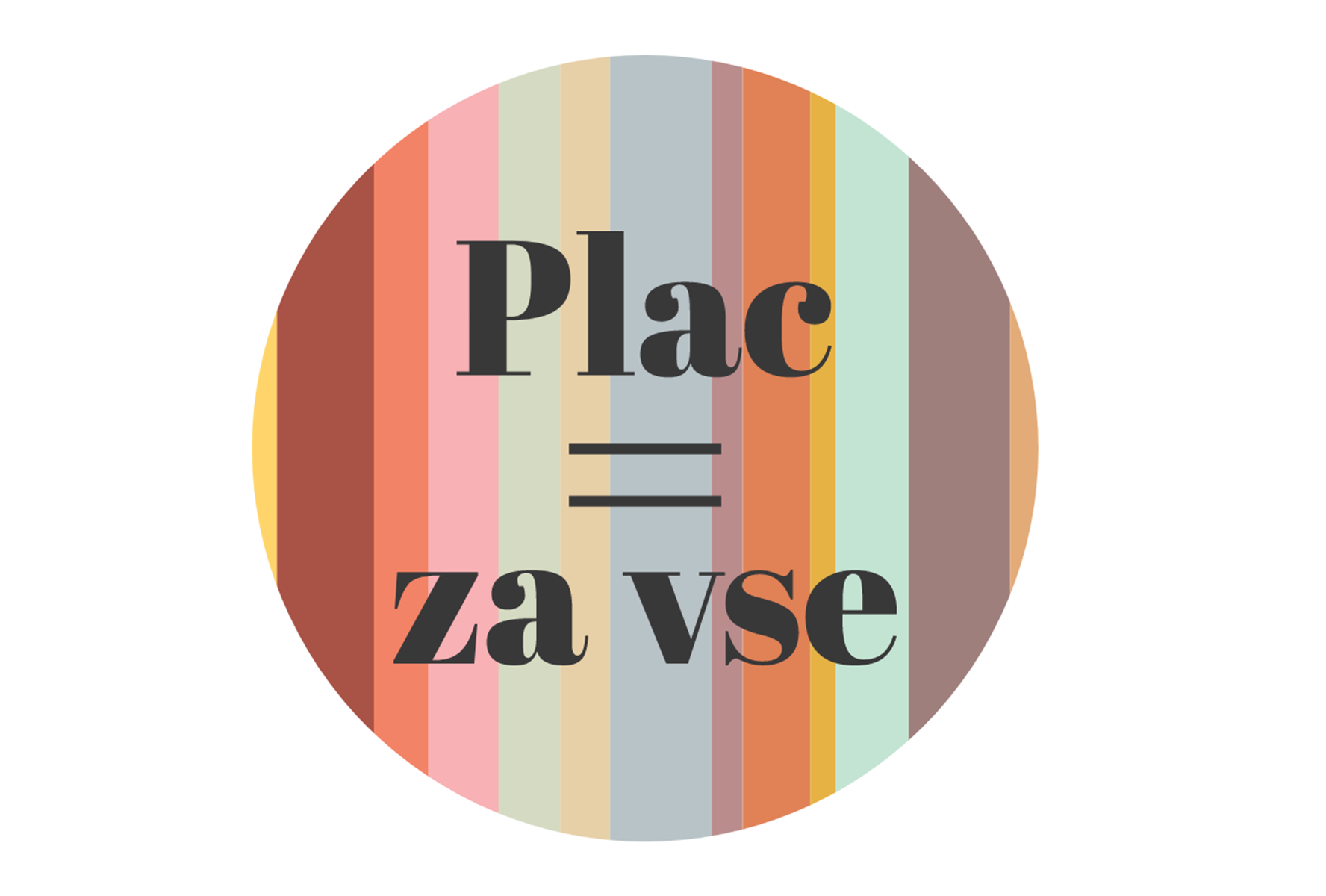 Plac je za vse logo